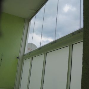 Zasklenie balkóna, Martin Bezrámový otočný systém AluVista