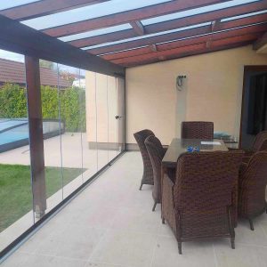 Zimná záhrada Bezrámový systém