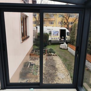 Hliníková záhrada antracit